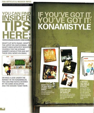 Illustration for article titled Metal Gear Solid, Castlevania, Silent Hill: Konami Talks Games